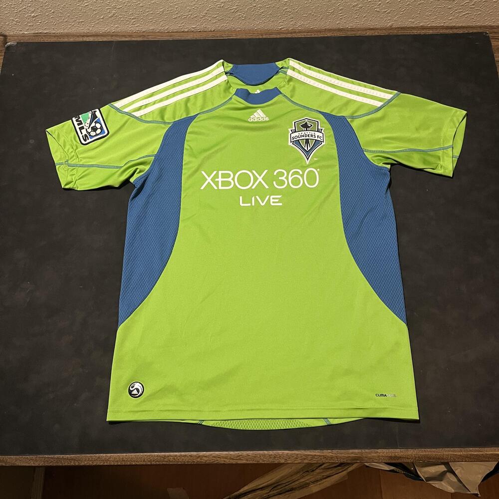 Seattle Sounders Jersey MLS Soccer Kit XBOX 360 Adidas Jersey Shirt Vintage Y2k
